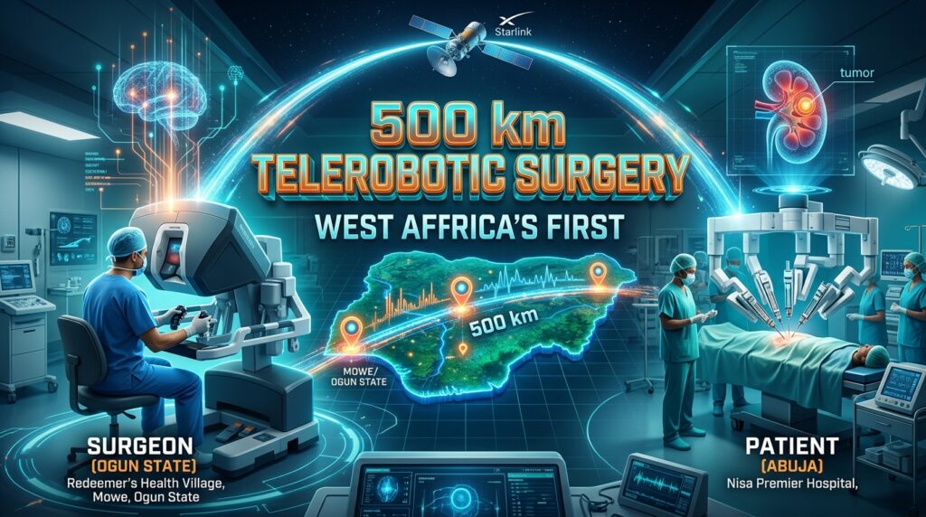 Bridging 500 Kilometres in Seconds: The Dawn of West African Telesurgery